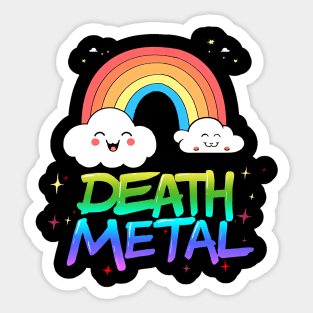 DEATH METAL RAINBOW Sticker